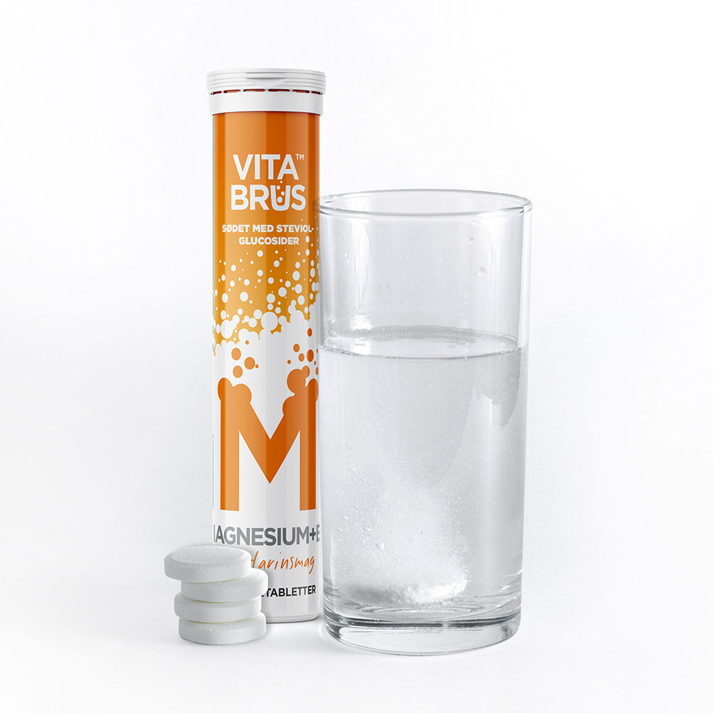 VitaBrus Magnesium+b6 Brusetabletter | 20 Tabl. fra VitaBrus på Mecindo.dk