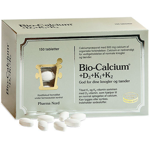 Pharma Nord Bio-calcium+d3+k1+k2 | 150 Tabl. fra Pharma Nord på Mecindo.dk