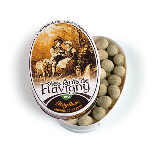 Anis de Flavigny Anis Pastiller M. Lakrids Økologisk | 50 gr fra Anis de Flavigny på Mecindo.dk