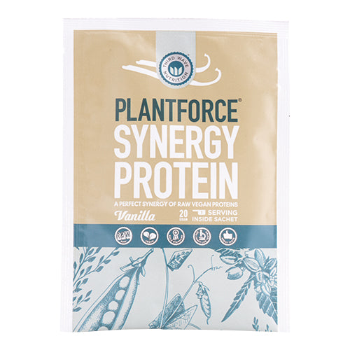 Plantforce Protein Vanilje Synergy | 20 gr fra Plantforce på Mecindo.dk