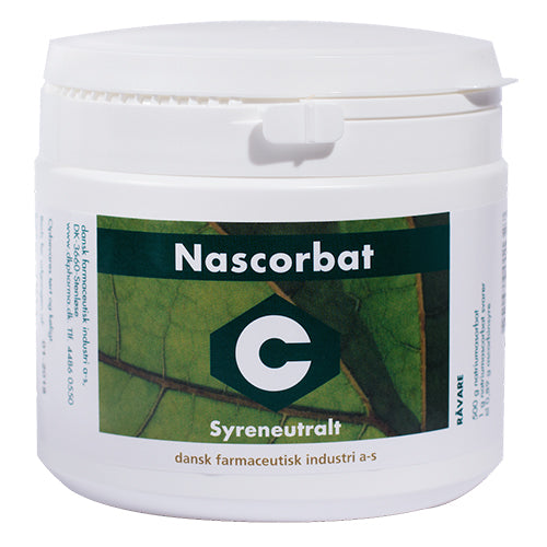 DFI Nascorbat (Syreneut. C-vitamin) | 500 gr fra Grønne dfi vitaminer på Mecindo.dk