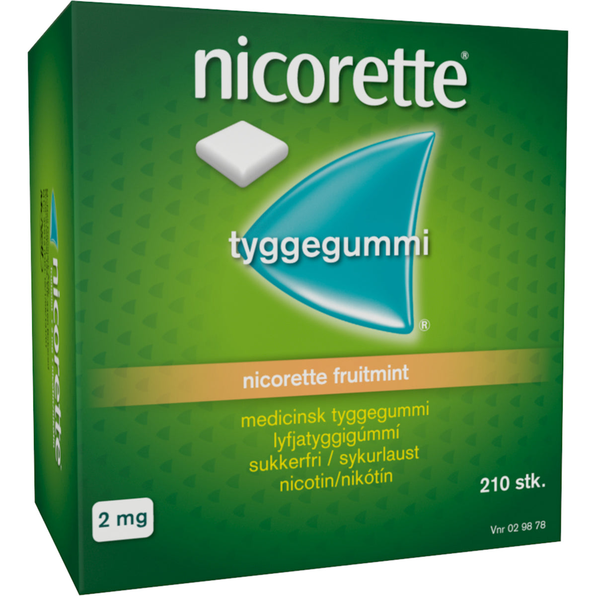 Nicorette Fruitmint 2 mg fra Nicorette på Mecindo.dk