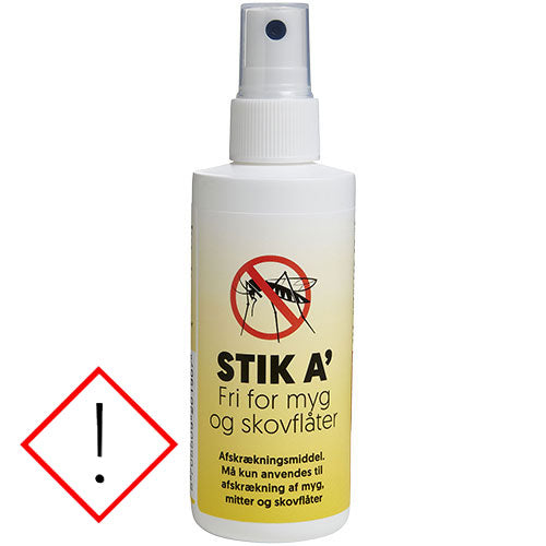 Stik A Stik A' Fri For Myg Og Skovflåter | 100 ml fra Stik A på Mecindo.dk