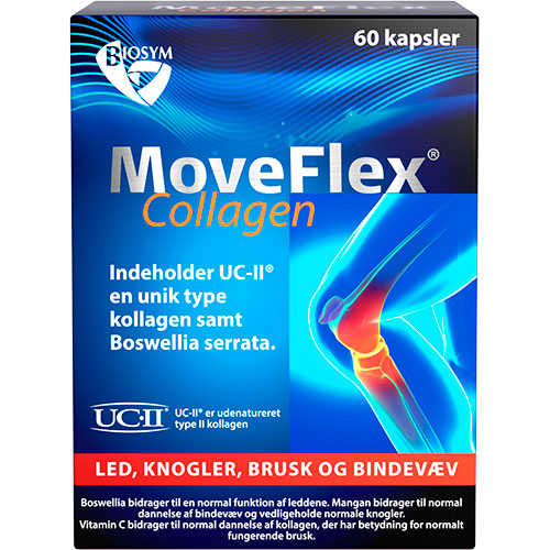 Biosym Moveflex Collagen | 60 kapsler fra Biosym på Mecindo.dk