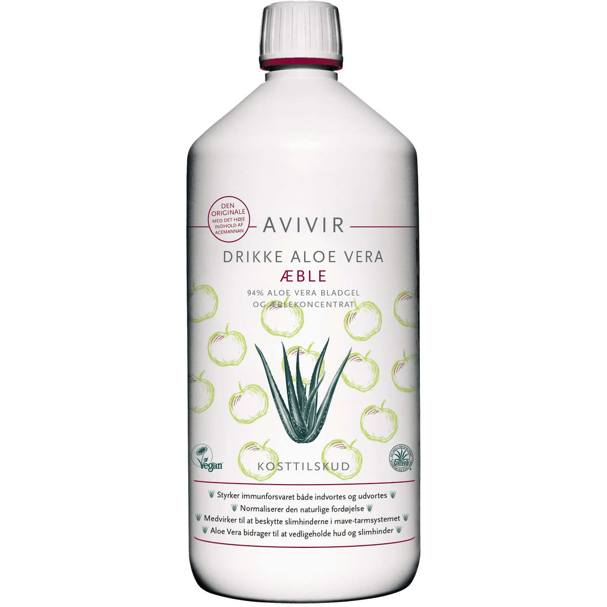 Avivir Aloe Vera Drikke | Æble fra Avivir på Mecindo.dk