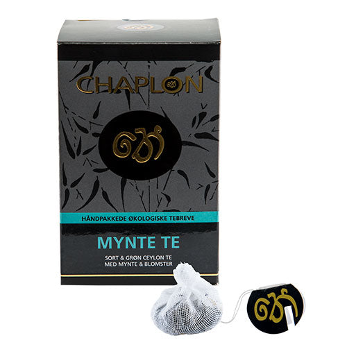 Chaplon Mynte Sort/grøn Te Økologisk | 15 br fra Chaplon på Mecindo.dk