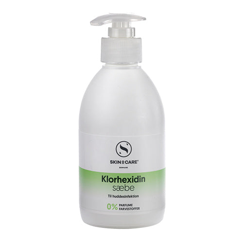 SkinOcare Klorhexidin Sæbe | 300 ml fra SkinOcare på Mecindo.dk