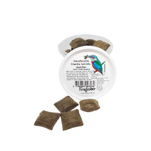 Kingfisher Lakridsbolsjer Ekstra Stærke | 80 gr fra Kingfisher på Mecindo.dk