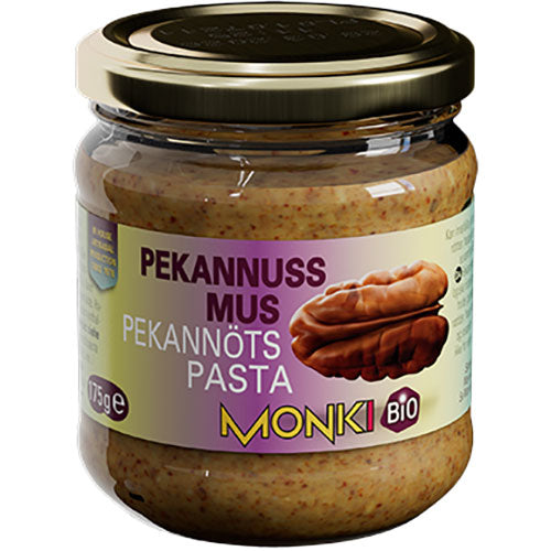 Monki Pekannøddesmør Økologisk | 175 gr fra Monki på Mecindo.dk