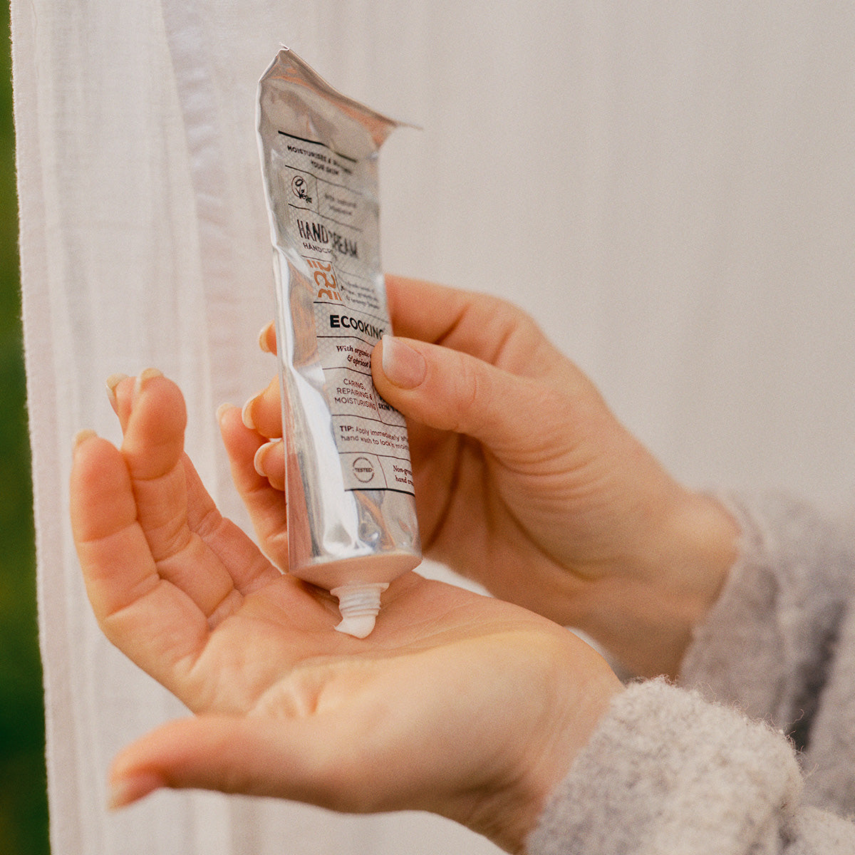 Ecooking Håndcreme M. Mandel Og Abrikoskerneolie | 75 ml fra Ecooking på Mecindo.dk