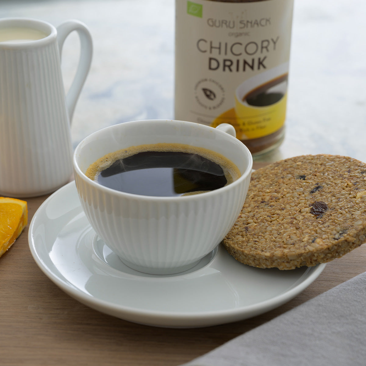 Guru Snack Instant Cikorie Drik Økologisk | 100 gr fra Guru Snack på Mecindo.dk