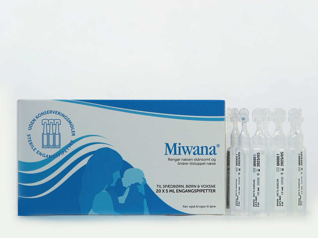 Miwana Næsedråber 20 X 5 Ml fra Miwana på Mecindo.dk