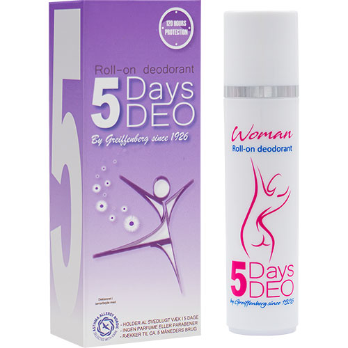 5 days deo Women | 30 ml fra 5 days deo på Mecindo.dk
