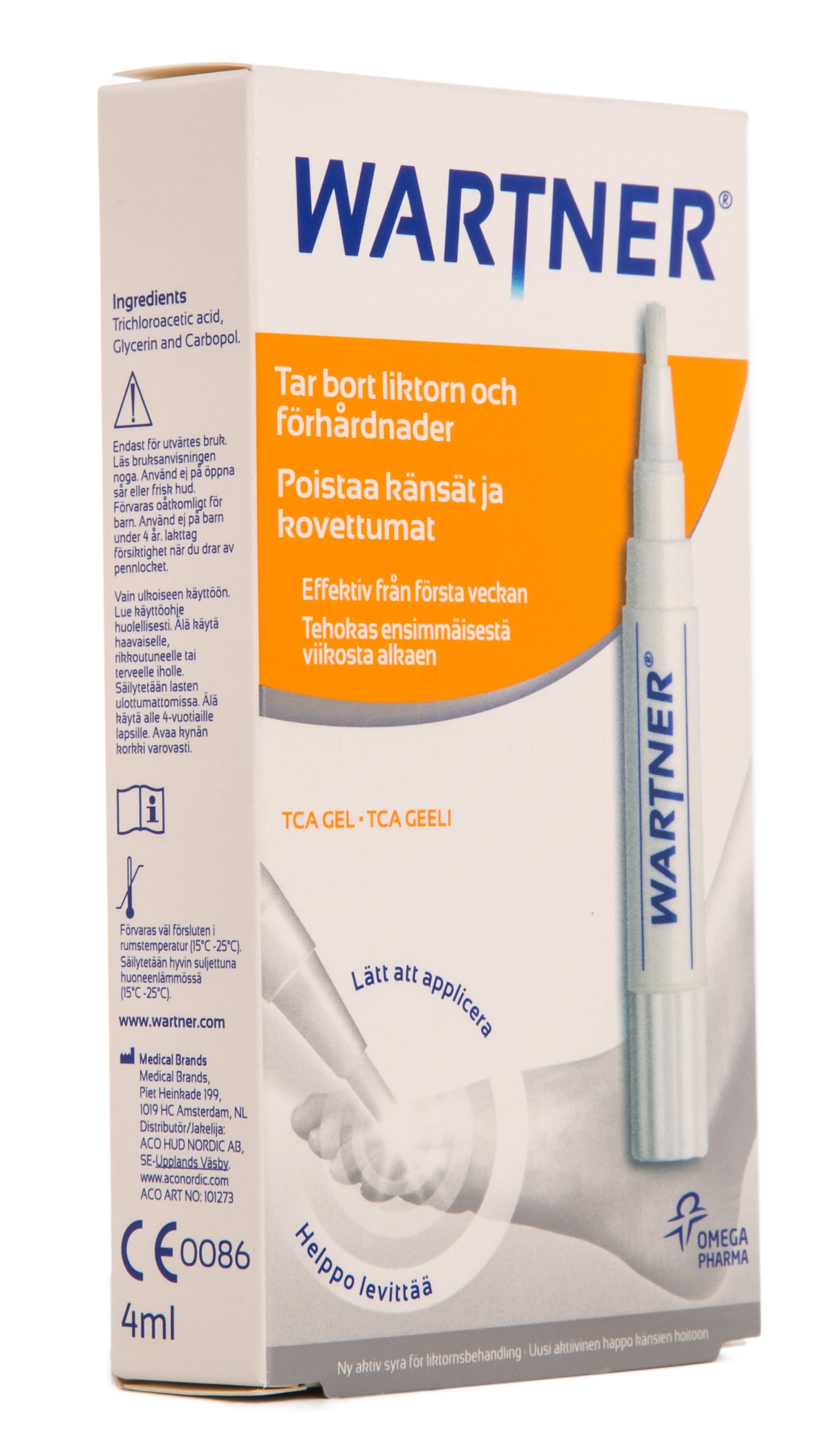 Wartner Ligtornspen | 4 ml fra Wartner på Mecindo.dk