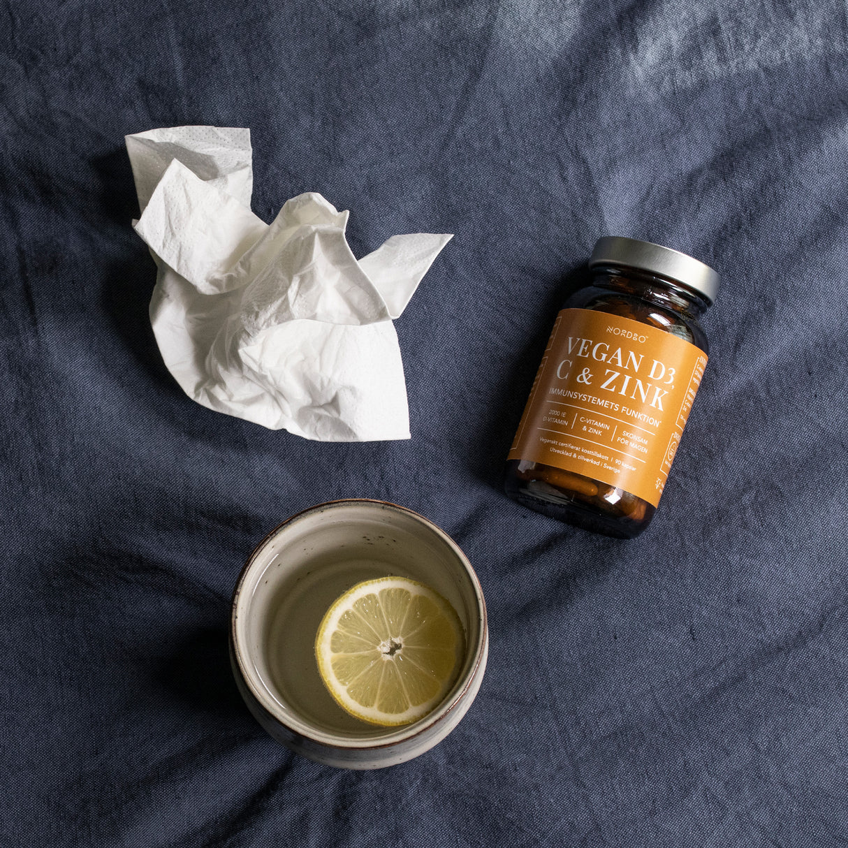 NORDBO Vegan D3, C & Zink | 90 kapsler