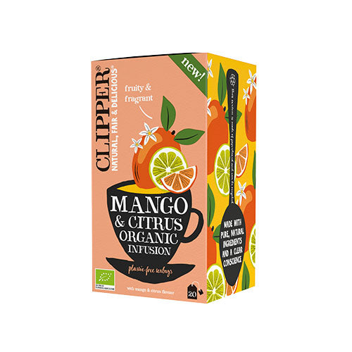 Clipper Mango & Citrus Te Økologisk | 20 br fra Clipper på Mecindo.dk