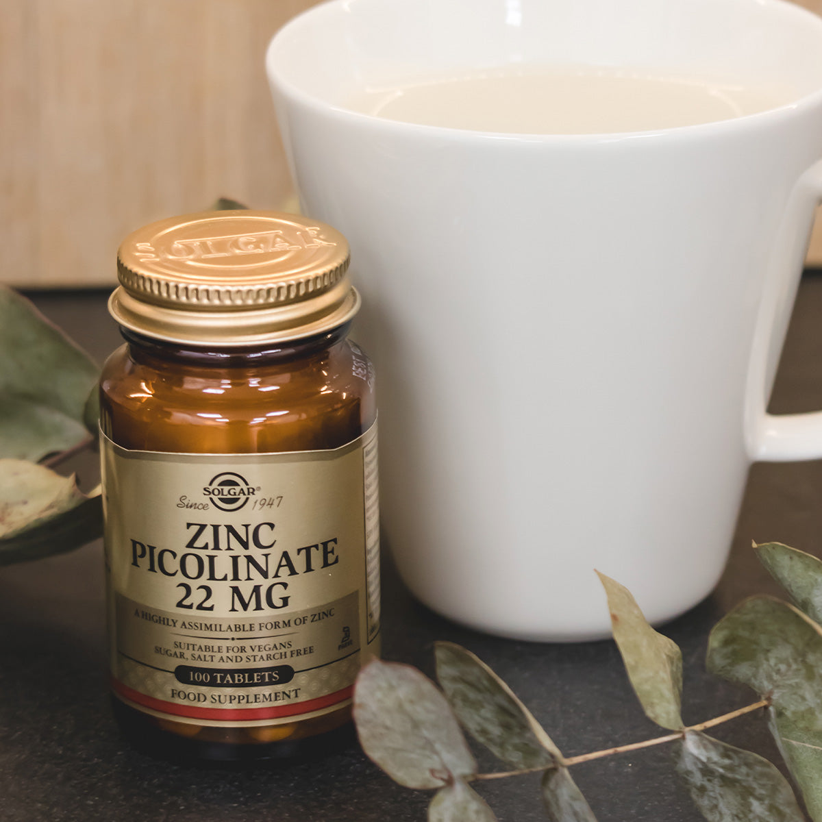 Solgar Zink Picolinat | 100 Tabl. fra Solgar på Mecindo.dk