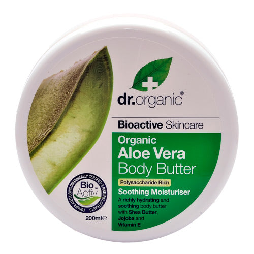 Dr. Organic Body Butter Aloe Vera | 200 ml fra Dr. Organic på Mecindo.dk