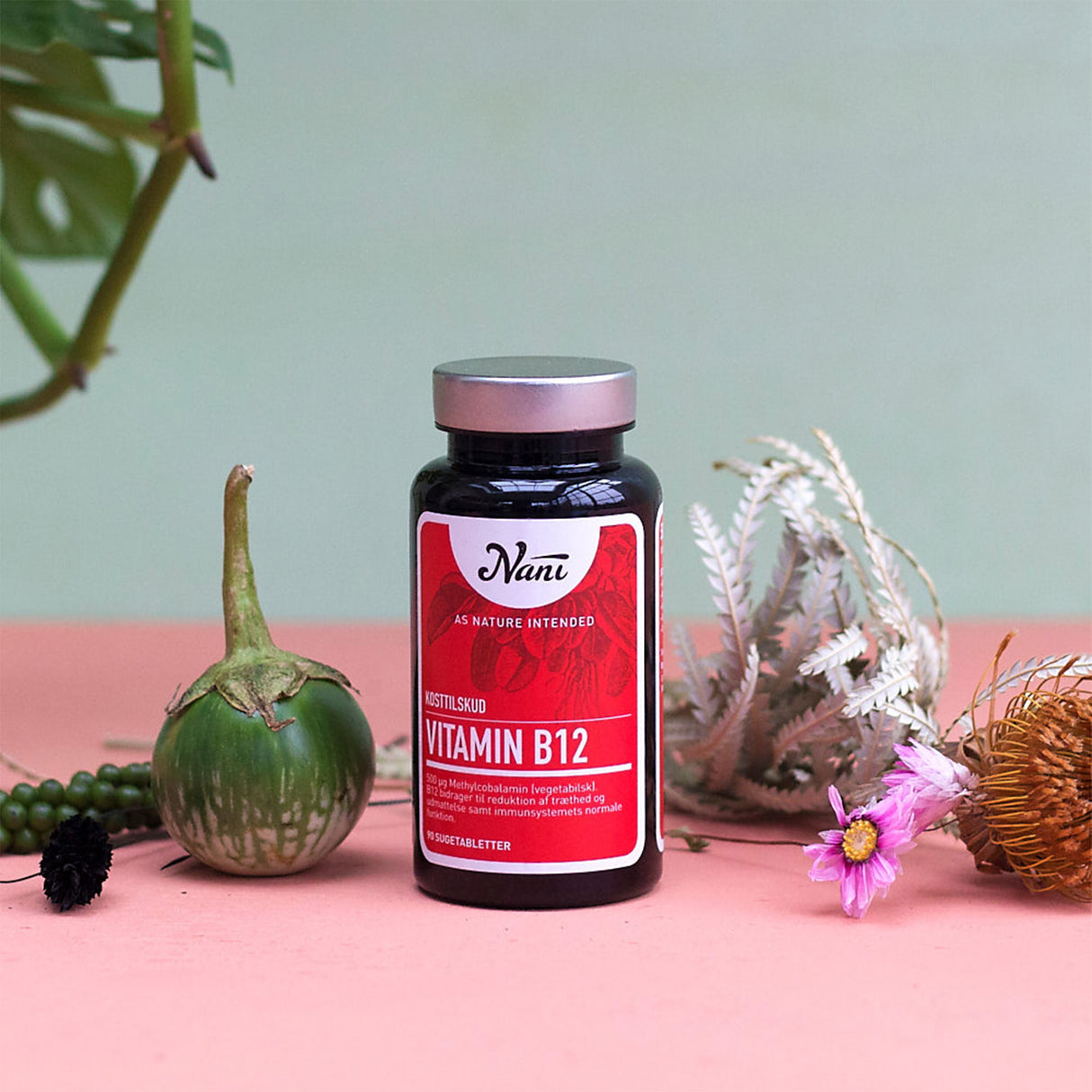 Nani B12 Vitamin | 90 tabletter fra Nani på Mecindo.dk