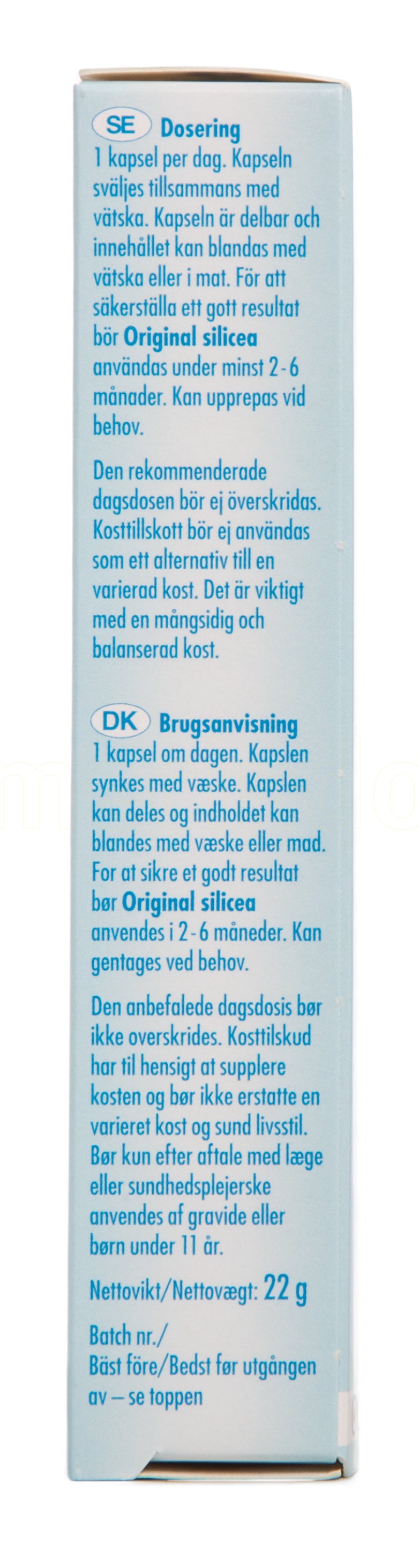 Silicea Original Silicea | 30 kapsler fra Silicea på Mecindo.dk