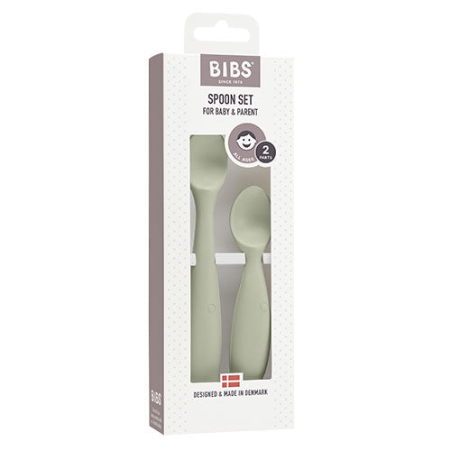 BIBS Spoon Set Sage fra BIBS på Mecindo.dk