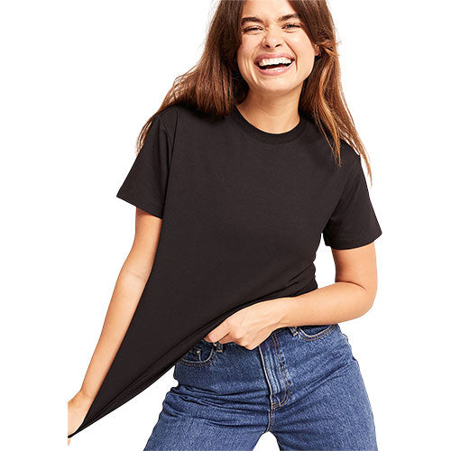 Boody Women's Classic Crew Neck T-shirt Sort | Str. M fra Boody på Mecindo.dk