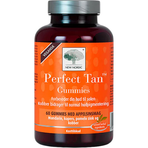 New Nordic Perfect Tan Gummies | 60 gummies fra New Nordic på Mecindo.dk