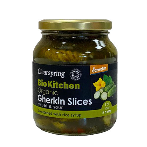 Clearspring Drueagurker I Skiver Økologisk Demeter | 350 gr fra Clearspring på Mecindo.dk