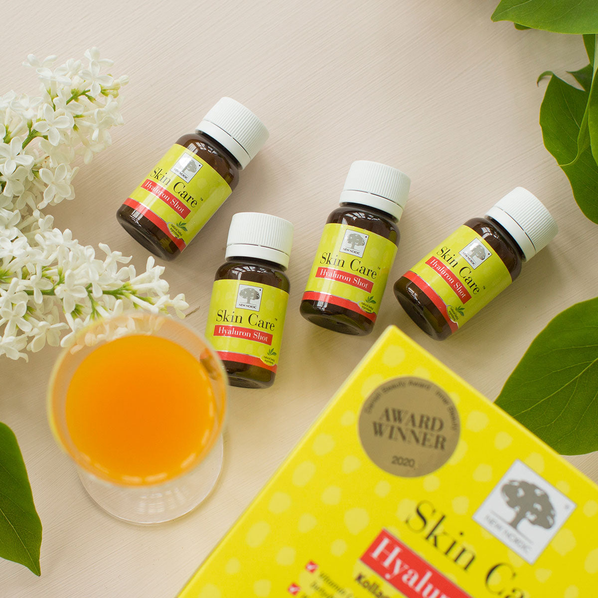 New Nordic Skin Care Hyaluron Shot 30 X 15 Ml fra New Nordic på Mecindo.dk