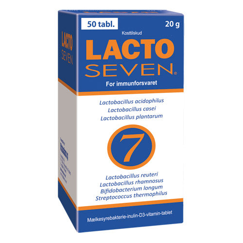 LactoSeven | 50 Tabl. fra LactoSeven på Mecindo.dk