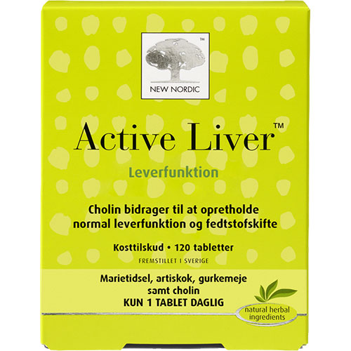 New Nordic Active Liver | 120 Tabl. fra New Nordic på Mecindo.dk