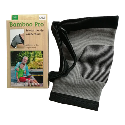 Bamboo Pro Skulderbind Selvvarm. | Str.S/M fra Bamboo Pro på Mecindo.dk