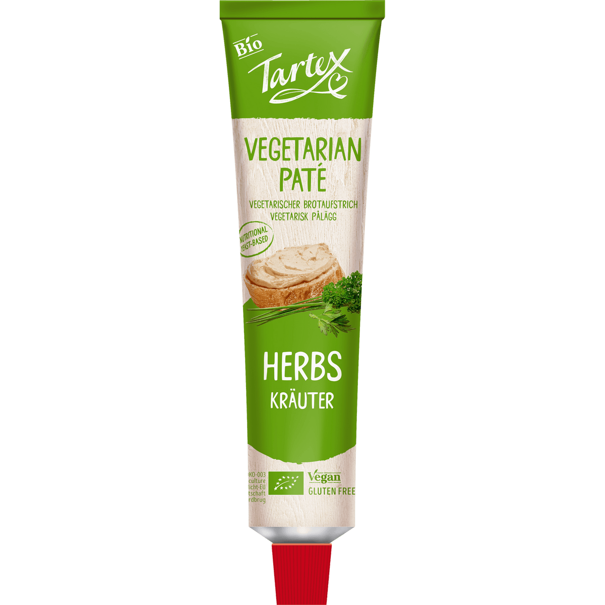 Tartex Paté Tube Økologisk | Urter fra Tartex på Mecindo.dk