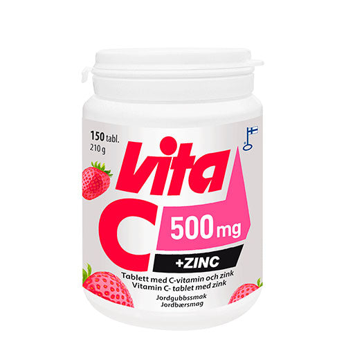 Vitabalans Vita C + Zinc | 150 Tabl. fra Vitabalans på Mecindo.dk