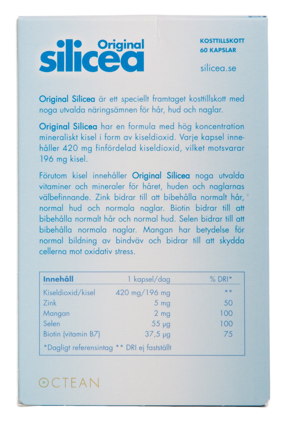 Silicea Original Silicea | 60 kapsler fra Silicea på Mecindo.dk