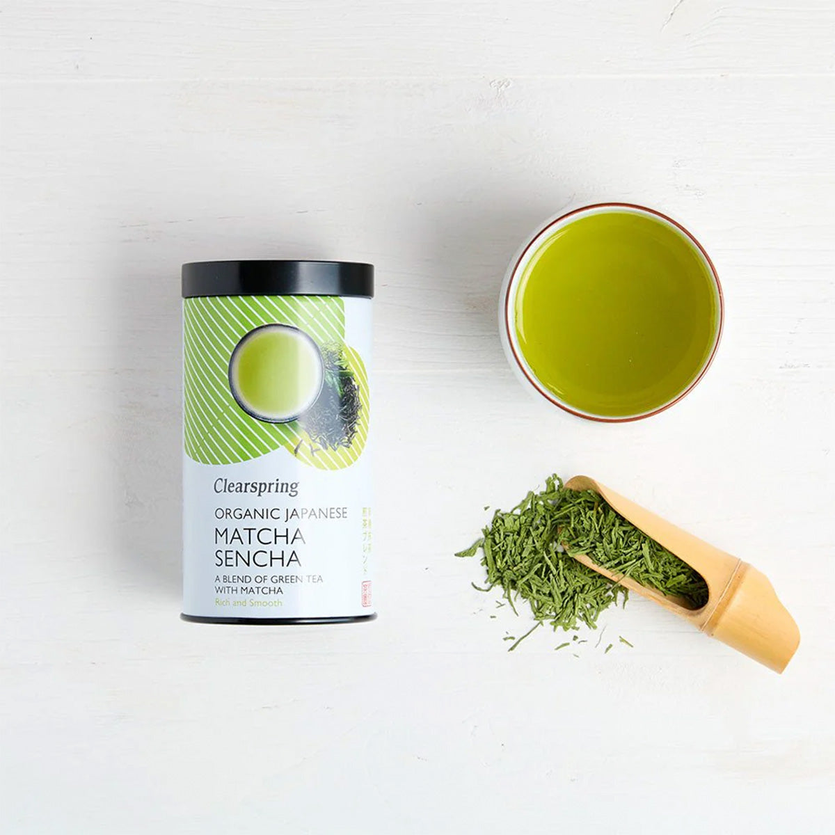 Clearspring Matcha Sencha Grøn Te I Løsvægt Økologisk | 85 gr fra Clearspring på Mecindo.dk