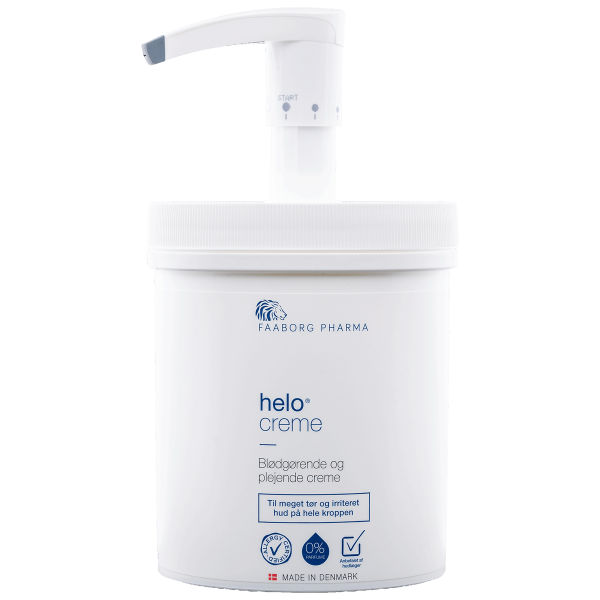 Faaborg Pharma Helo Creme Krukke m/Pumpe | 1000 ml