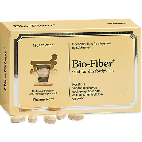 Pharma Nord Bio-fiber | 120 Tabl. fra Pharma Nord på Mecindo.dk