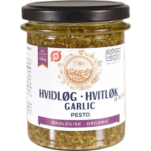 Rømer Pesto Hvidløg Økologisk | 180 gr fra Rømer på Mecindo.dk