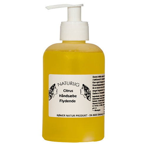 Rømer Håndsæbe Flydende Citrus M. Pumpe | 330 ml fra Rømer på Mecindo.dk