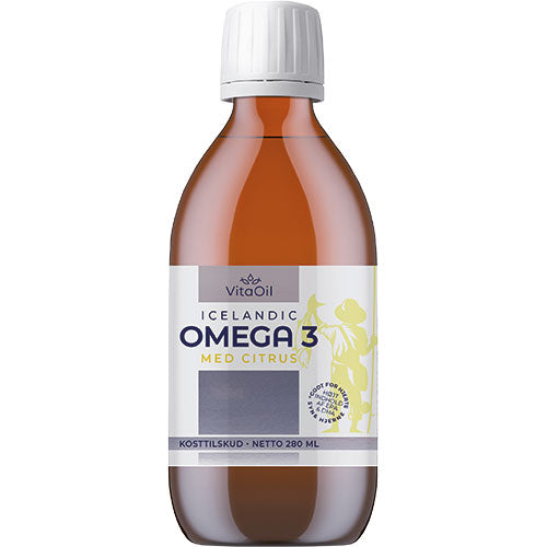 VitaOil Icelandic Omega 3 Med Citrus | 280 ml fra VitaOil på Mecindo.dk