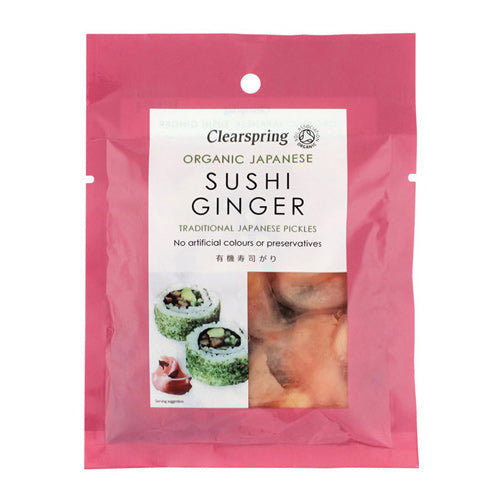 Clearspring Sushi Ginger | 50 gr fra Clearspring på Mecindo.dk