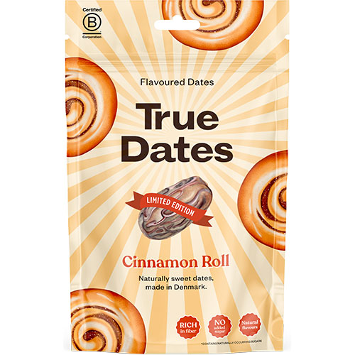 True Dates True Dates - Cinnamon Roll | 100 gr fra True Dates på Mecindo.dk