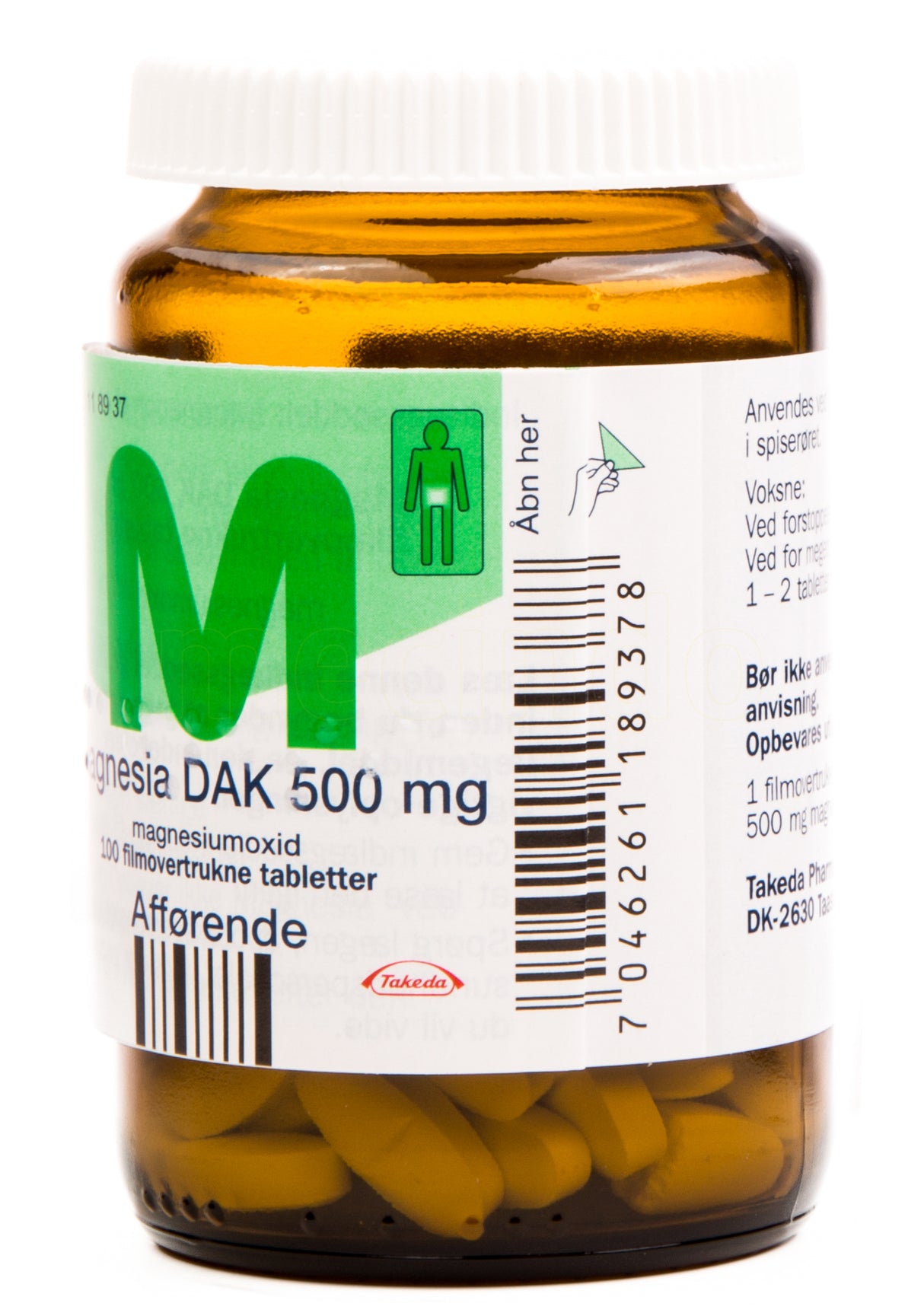 Magnesia Dak | 100 Tabl. fra Magnesia på Mecindo.dk