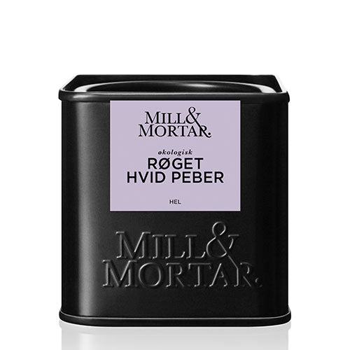 Mill & Mortar Røget Hvid Peber Økologisk | 50 gr fra Mill & Mortar på Mecindo.dk
