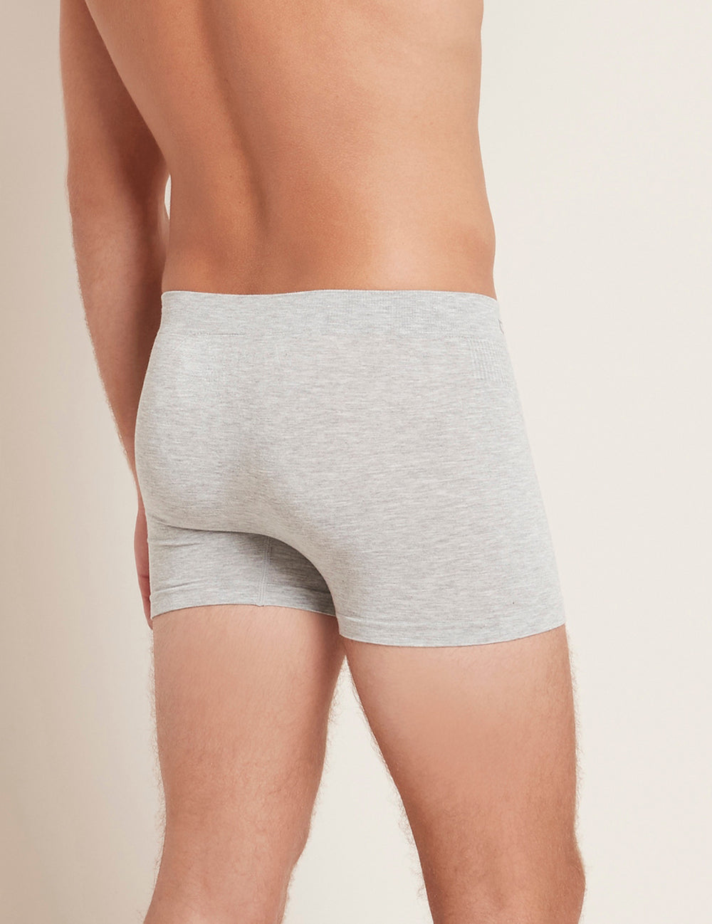 Boody Men´s Boxers Light Grey Marl | Str. M fra Boody på Mecindo.dk