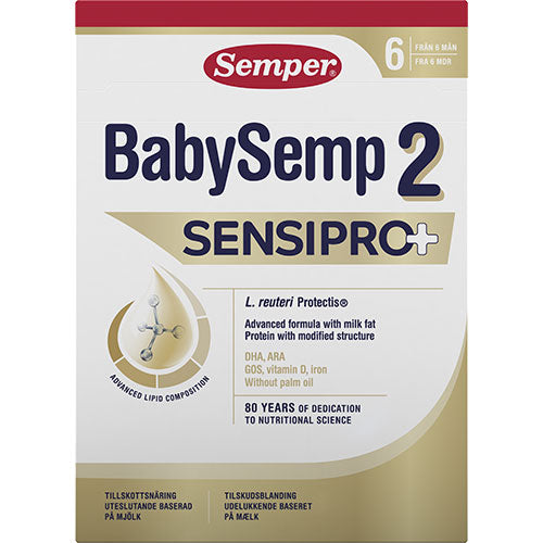 Semper Babysemp 2 Sensipro+ Fra 6 Mdr | 700 gr fra Semper på Mecindo.dk