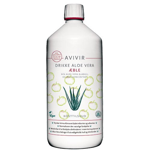 Avivir Aloe Vera Drikke M Æble | 1 ltr fra Avivir på Mecindo.dk