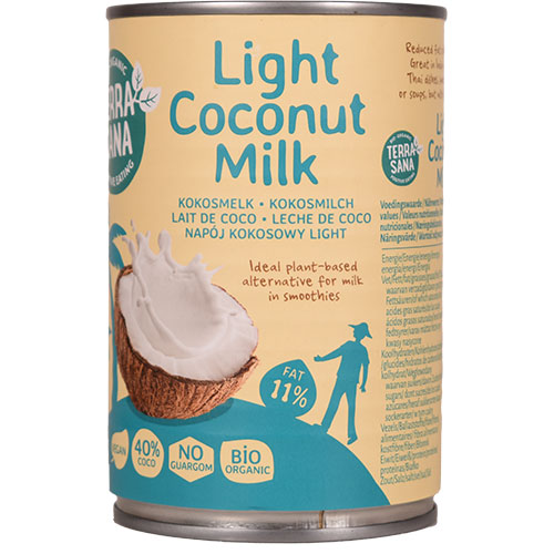 Terrasana Kokosmælk Light Økologisk | 400 ml fra Terrasana på Mecindo.dk