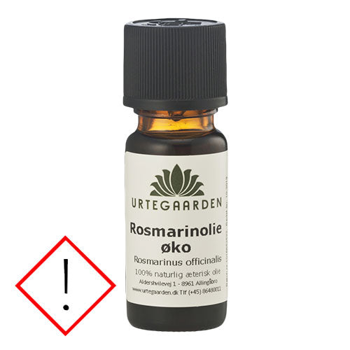 Urtegaarden 100 % Rosmarinolie Økologisk | 10 ml fra Urtegaarden på Mecindo.dk